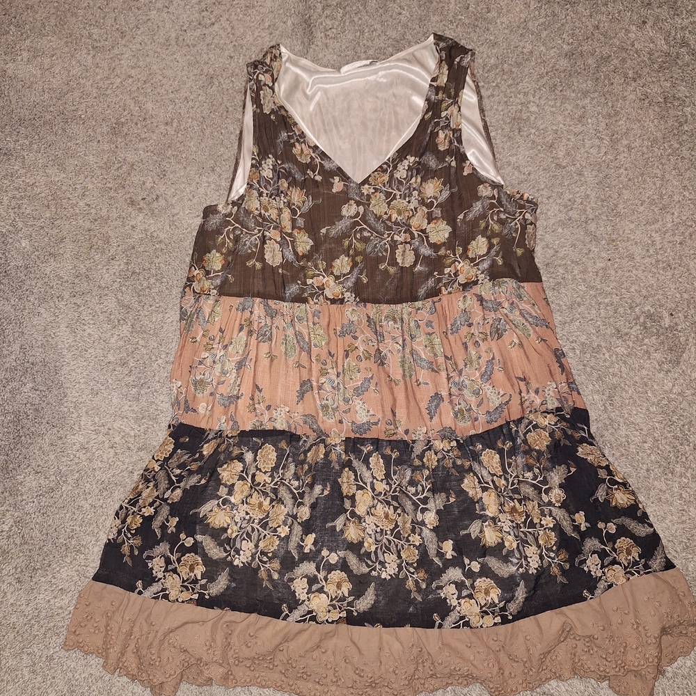 Floral Tiered Kids Dress